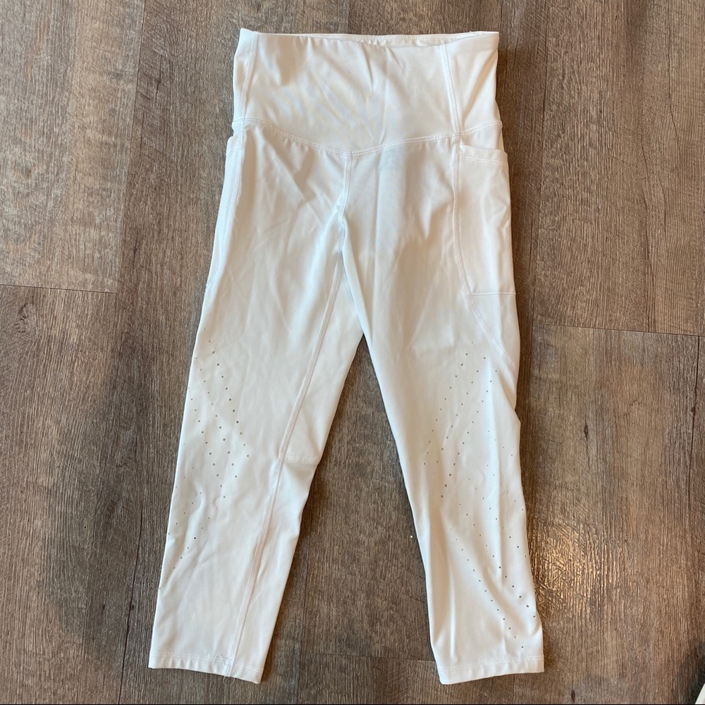 White, Champion workout leggings